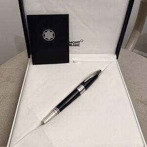 Montblanc Luxury Black and Silver Writing pen limited addition